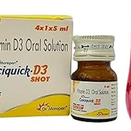 Calciquik D3 Shots – 60000 IU Liquid Vitamin D3 | Pack of 4 (5ml Each) + Free Strawberry Facewash Worth ₹299-picture-39