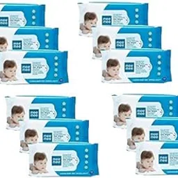 Mee Mee Caring Baby Wet Wipes, Lemon Fragrance (72 Pieces) (Pack of 12)-picture-12