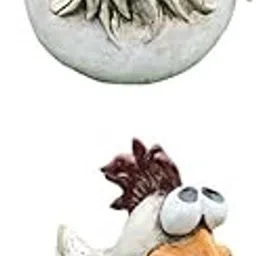 2X Outdoor Chicken Garden Statue Hen Sculpture Décorative Garden Décorations|Home & Garden|Home Décor|Figurines-picture-11