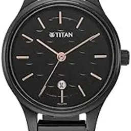 titan Karishma Black Dial Metal Strap Analog Watch for Women-NS2679NM01/NT2679NM01-picture-10