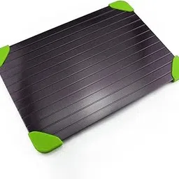 YHomU Steak Chicken Beef Ribs Fridge BBQ Barbecue Defroster Food Defrosting Tray Stripes Large Professional Aluminum Fast Meat Thawing Board-picture-25