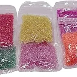 SNOOGG Stones 10 Colors Set 100 GRAM Each .Crushed Irregular Stones for Craft DIY Vase, geode, Filler Epoxy Resin Decoration-image-34