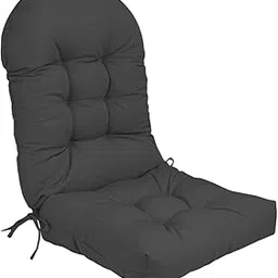 bnf bnf® High Back Patio Cushion Solid for Furniture Indoor Outdoor Rocking Chair Pad Deep Gray |Home & Garden | Yard, Garden & Outdoor Living | Patio & Garden Furniture | Cushions & Pads-picture-14