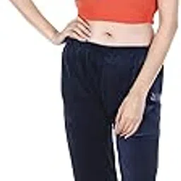 alaxender Womens Soft Bright Velvet Pajama Long Sleeve Velvet Long Pants Assorted Color Free Size (28 till 34) Pack of 1-picture-58