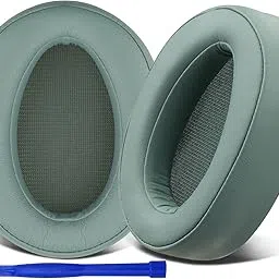 SOULWIT Replacement Earpads for Sony h.Ear on MDR-100A (MDR100A), MDR-100AAP (MDR100AAP), MDR-H600A (MDRH600A) Headphones, Ear Pads Cushions with Noise Isolation Memory Foam (Green)-picture-23