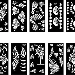 Temporary Tattoowala Trendy Hand Mehndi Sticker Combo for Quick Traditional Look-image-9