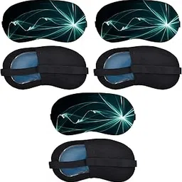 Samtrish Soft Adjustable Sleep Eye Mask - Comfortable Blackout Sleeping Blindfold for Men & Women, Lightweight Sleep Aid for Travel, Meditation, Office Naps & Restful Night Sleep | Pack of 3-image-43