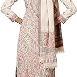 aurelia Women's Black Yarn Dyed Straight Kurta & Straight pant with Shawl Set-picture-11