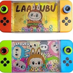 SHAKTISM Water Game Console for Kids, Handheld Cartoon Character Design, Ring Toss Game, Pack of 1 Random Colour-picture-57