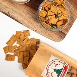 The Cinnamon Kitchen Vegan Cheeze-its (100 GM) | As Seen On Shark Tank | 100% Natural & Healthy | Refined Sugar Free | Plant Based | Gluten Free | Vegan|Organic | PCOS Friendly-picture-14