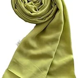 violetfashions Womens Shawls Hijab Malaysian imported heavy lemon green georgette/chiffon-picture-35