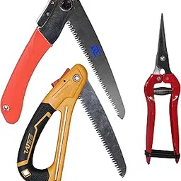 Digital Craft Foldable Hand Saw, Foldable Pruning Saw & Needle Nose Fruit Pruners – Heavy Duty Gardening Tool Set for Pruning, Trimming, Cutting & Fruit Harvesting | Durable SK-5 Steel Blades-image-50