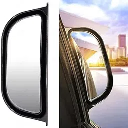 HUUSO 2 Pcs Car Side Rear View Mirror B-Pillar Rear Seat Auxiliary Observation Mirror for Second Row Car Door Safely Get-Off Compatible with Mahindra XUV 700-picture-56