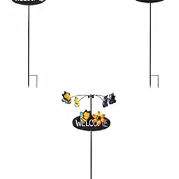 Welcome Sign Wind Spinner for Outdoor Courtyard Sidewalk Bird+Butterfly+Bee | Home & Garden | Yard, Garden & Outdoor Living | Garden D?©Cor | Statues & Lawn Ornaments-picture-30