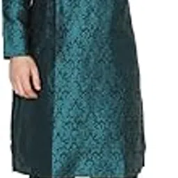 royal kurta Men's Jacquard Silk Printed Kurta Churidar-picture-14