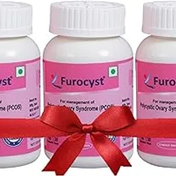 FUROCYST - Patented & Clinically evaluated, plant based supplement for the management of PCOS/PCOD & its symptoms with single herb extract for PCOS support, 60 Veg capsules (Pack of 3)-picture-42