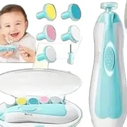 Baby Electric Nail Trimmer for Baby Nail Cutter for New Born Baby with 6 Grinding Heads Automatic Set Safe Nail Trimmer Kit for Kids Toddler Toes and FingernailsNIL Exporttanza-P4348-picture-16