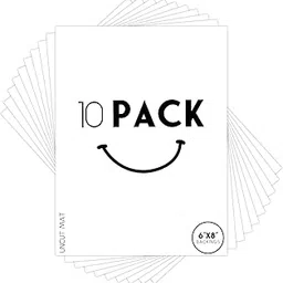 Golden State Art, Uncut 6x8 White Mats Matboards, Acid Free, for Photos, Frames, DIY Projects (10 Pack, 6x8 Inches)-picture-55