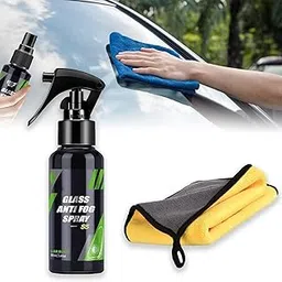 VANITYA Car Glass Cleaning Spray with Microfiber Cleaning Cloth | Oil Stain Remover Spray for Windows & Glass | Microfiber Towel for Car Cleaning and Detailing for Bike Cars Interior and Exterior-image-72