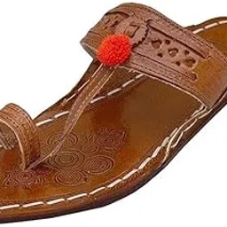 royal khwaab Kolhapuri Chappal for Women| Kolhapuri Slippers for Women| Kolapuri chapal for Women| Stylish Chappal for Women | Stylish Slippers for Women| Leather Slippers for Women- A1-picture-30