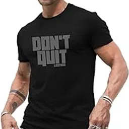LEOTUDE Dri-Fit Men Crew Neck Active Wear T-Shirt Material Polyester-picture-47