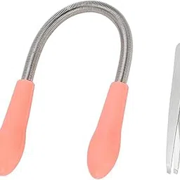 ERZA 1 Facial Hair Remover Spring for Women Face Chin Cheek Eyebrow Mustache Upper Lip Hair Remover Spring Epilator Threading Tool, Including 1 Facial Hair Epilator Beauty Tweezer, Random Color-picture-16