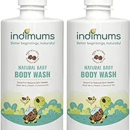 Indimums Reetha-Based Natural Baby Body Wash - Protects Natural Oils & Promotes Skin Health, Suitable for Newborns, Toddlers and Kids,Gentle, No Tear | 2X 500ML | 1 LITRE-picture-16