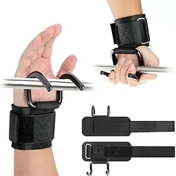Weight Lifting Hooks, 330 LB Heavy Duty Gym Lifting Wrist Strap Hook for Deadlifts, Pull-Ups, Strength Training, 0.4inch Grip Weightlifting Hooks for Men and Women(Pair)-picture-34