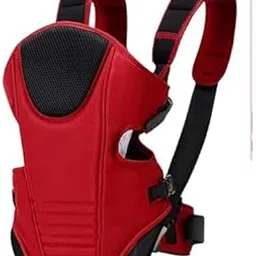 COMFIUMSS Premium Baby Carrier Bag in 3-in-1 Ergonomic Adjustable Sling Kangaroo Design with Carrying Basket for Front & Back Use for Infant Child and Mother Travel - 0 to 2 Year (Red)-picture-27