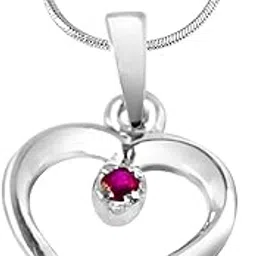 suratdiamond Surat Diamond .925 Sterling Silver and Diamond Pendant-picture-29