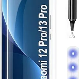 Adavnced Glue UV Curved Tempered Glass for Xiaomi Mi 12 pro 5G | With HD clearity full curved edge protection and Installation Kit-picture-12