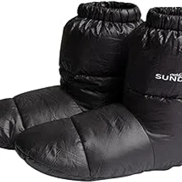 LOOM TREE® Outdoor Winter Duck Down Booties Thermal Slippers Camping Boots Black 25Cm | Outdoor Sports | Camping & Hiking | Clothing | Men's | Socks-picture-10