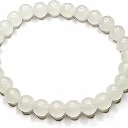 harmony kreation Serene Loops - 8 Inch - Stylish Minimalist Glass Bead Bracelets For Men, Women, Unisex-picture-51