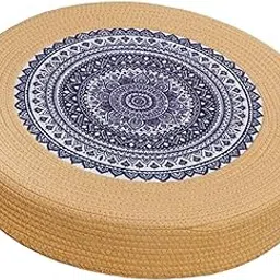 Jazzy Pearls® Meditation Cushion Breathable Flat Floor Pillow for Yoga Room Balcony Office 60cm Navy Blue | Yard, Garden & Outdoor Living | Patio & Garden Furniture | Cushions & Pads-picture-67