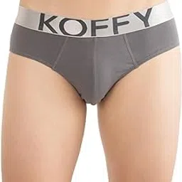koffy Men’s Flexible Cotton Lycra Brief with Minus Cutting Pouch Design and Moisture-Wicking Features-picture-25