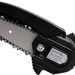 Plantex Electric Chainsaw/4-Inch Cordless Chain Saw with 4000RPM Load Speed/7m/s Chain Speed/Lightweight Handheld Pruning Saw for Wood Cutting - Black (Mainframe, Battery & Charger Not Included)-picture-23