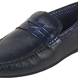 mochi Men's Synthetic Leather Loafers-picture-33