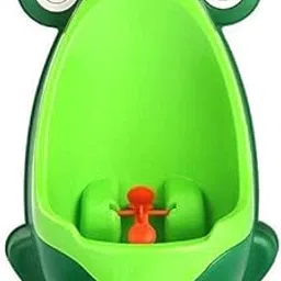 JUGTE Frog-Shaped Baby Urinal Pee Trainer Toilet Training Kids Potty Frog Baby Toilet Training Children Standing Wall-Mounted Urinal Removable Toilet Pee Trainer Kids Urinal Pee Trainer Urinal Stand image 1