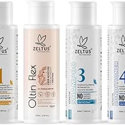 Hair Care Set – Purified Shampoo, Oltin Flex Treatment, Keratin Shampoo & Conditioner (100ml Each)-picture-26