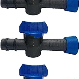 NEXTGEN AGRO-16mm Flat Inline Drip Cock Pepsi Drip Irrigation Flat 16mm Inline Pipe Cock Straight Connector with Tap Multicolour (Pack of 50 Pcs)-picture-15