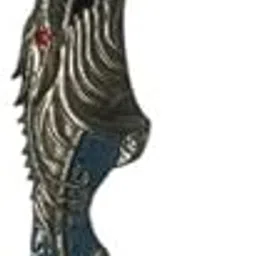 Merriment Karambit Non Folding and Rotating 3D Printed Narruto Kunai Toy, Comic Character Toys Metallic Blue Grey Color (1PCS) (Kunai Spear Katana Toy) - 23 cms (Blue)-picture-55