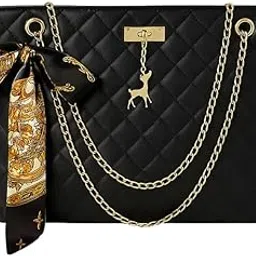 routica Women Textured Side Bow Handbag | Premium Bottle PU Sling Bag with Chain Strap | Stylish Party Tote Bag with 2 Pockets-picture-50