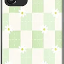 NDCOM for Samsung A53 5G Back Cover | A53 5G Samsung Back Cover | Samsung A53 5+G Back Cover | Green Flower Seamless Printed Metal Case-image-92