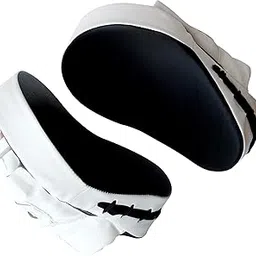 Gymaholic Curved Focus Pads/Punching Mitts for Boxing/MMA/Muay Thai/Kickboxing/Karate/TAEKWANDO (White-Black)-picture-25