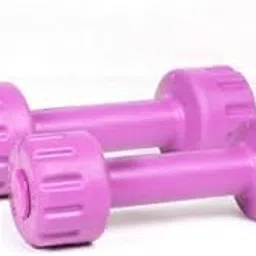 BODY MAXX PVC Dumbells, 1 Kg - Set of 2, Black-picture-22