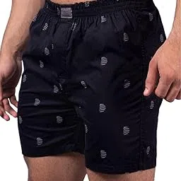dress.com Men's Super Combed Cotton Regular Fit Printed Boxers Shorts with No Marks Waistband-picture-38