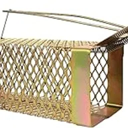 Rustic Copper Rat Trap Cage – Criss Cross Mesh Design | Humane Rodent & Mouse Catcher | Reusable Metal Trap for Home, Kitchen & Warehouse-image-2