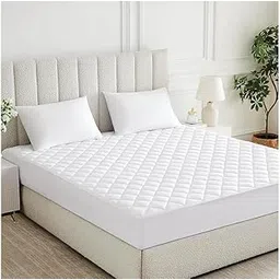 Ultimate Waterproof Bed Mattress Protector – Heavy-Duty, Child & Pet Safe, Anti-Stain | White | (King Size 72 * 78)-picture-29