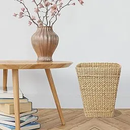 Habere India-All the Cultures Fabricating India Waste Bin | Garbage Bin | Trash Can | Dustbin for Home & Kitchen | Multi-Purpose | Dustbin For Office - Rectangular (X-Large: 26x26x25 cm)-picture-10