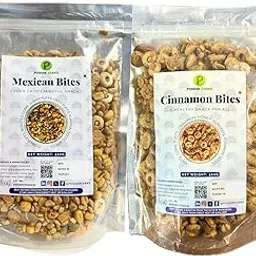 PODDAR FARMS® Baked Mexican and Cinnamon Bites Combo| Rice, Corn, Oats and Jowar Puffs with Pumpkin Seeds | Healthy snacking | Mindful Eating | 500 Grams Each-image-25